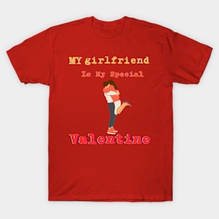 Girlfriend's Charm Tee: Embrace the Magic of Love this Valentine's Day T-Shirt